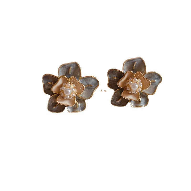 Pearl Flower Earrings - Exquisite-Jewearrings