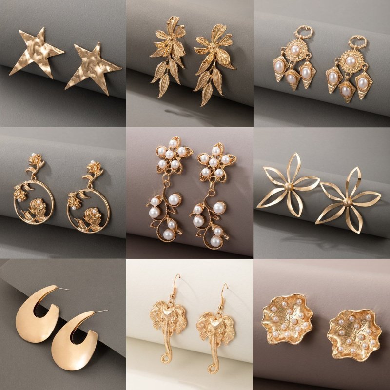 Pearl Flower Earrings - Fashion-Jewearrings