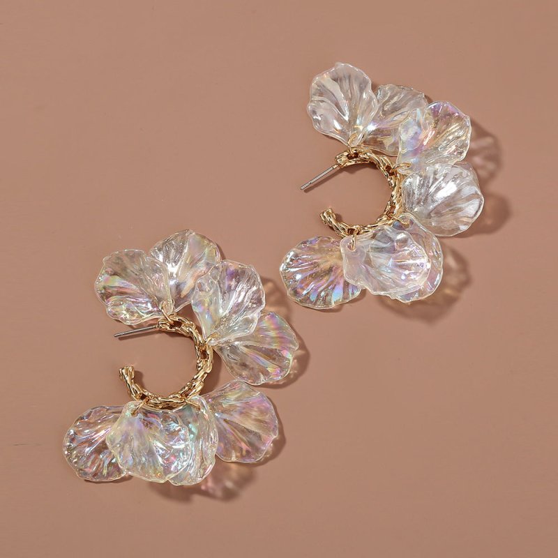 Pearl Flower Earrings Ins Temperament-Jewearrings