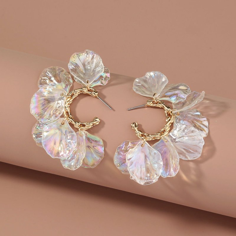 Pearl Flower Earrings Ins Temperament-Jewearrings