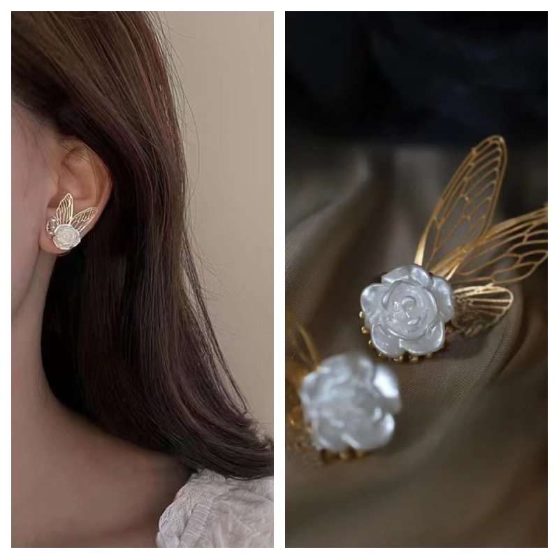 Pearl Flower Earrings Moonlight-Jewearrings