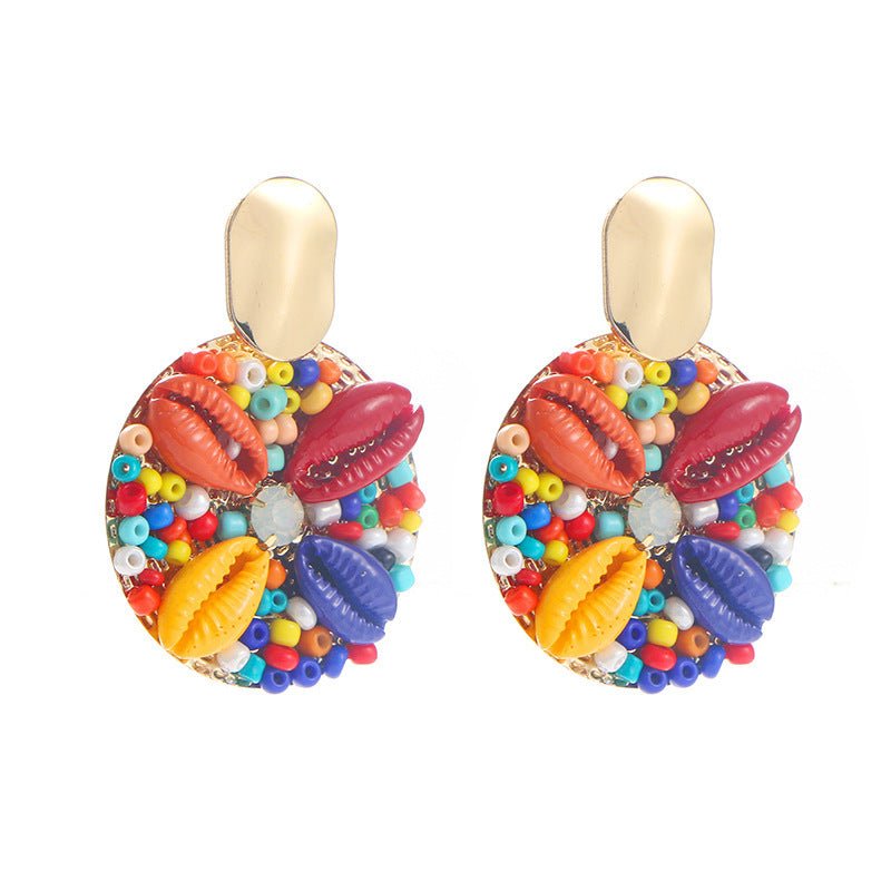 Personality Exaggerated Shell Earrings-Jewearrings