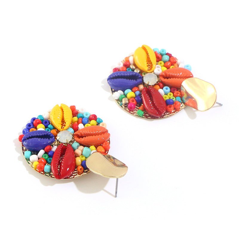 Personality Exaggerated Shell Earrings-Jewearrings