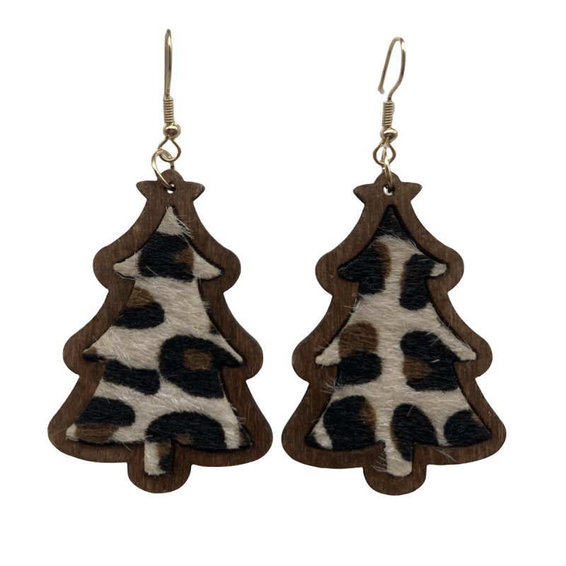 Popular Christmas Tree Long Pumpkin Earrings-Jewearrings