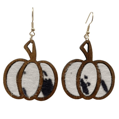 Popular Christmas Tree Long Pumpkin Earrings-Jewearrings