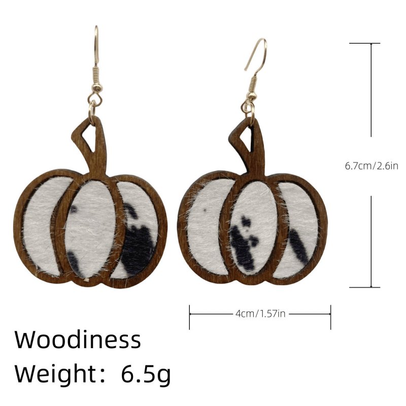 Popular Christmas Tree Long Pumpkin Earrings-Jewearrings