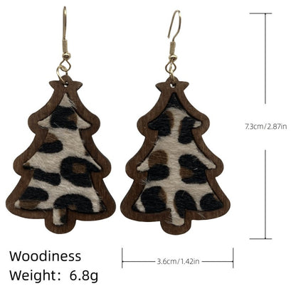 Popular Christmas Tree Long Pumpkin Earrings-Jewearrings