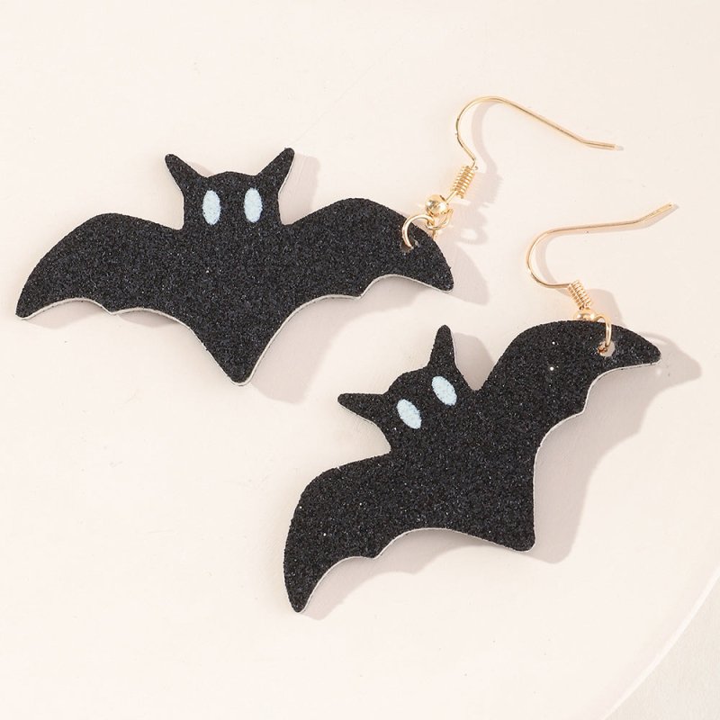 Pumpkin Felt Cloth Earrings Ghost Festival Earrings-Jewearrings