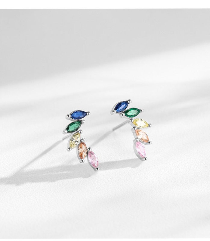 Rainbow Angel Wings Earrings-Jewearrings