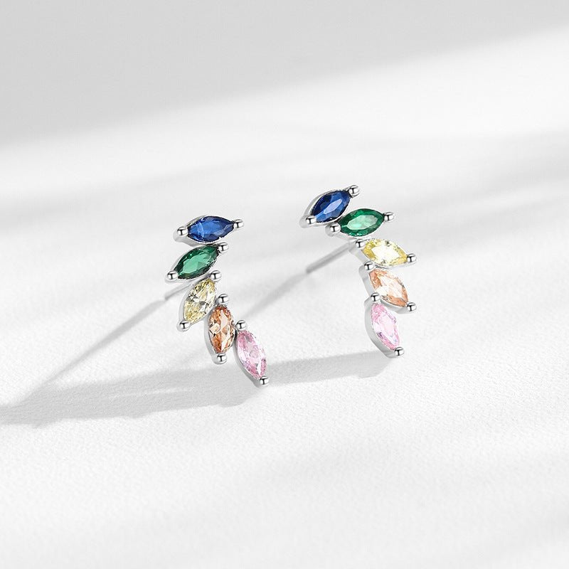 Rainbow Angel Wings Earrings-Jewearrings