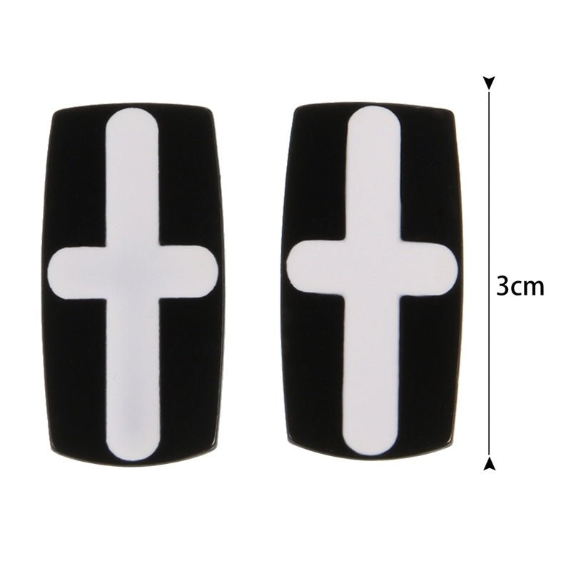 Rectangle Earrings: Anime Metal Drops-Jewearrings