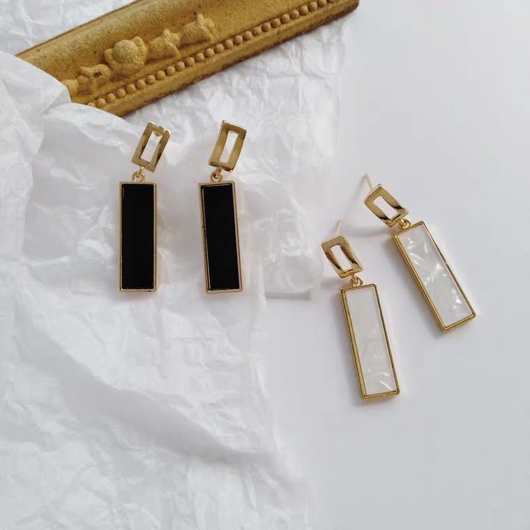 Rectangle Earrings South Korea-Jewearrings