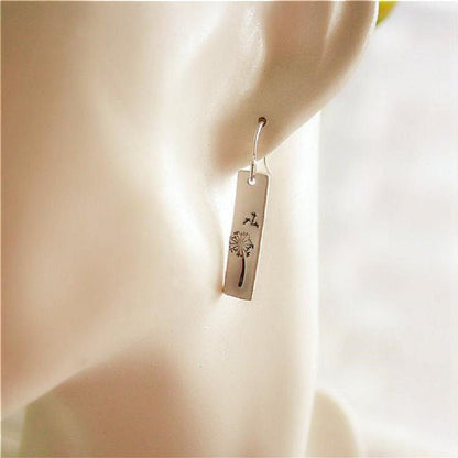 Rectangle Earrings Women's Vintage-Jewearrings