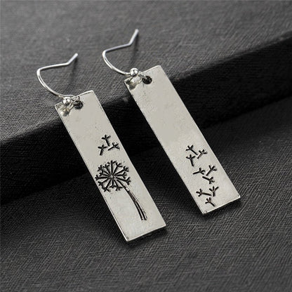 Rectangle Earrings Women's Vintage-Jewearrings