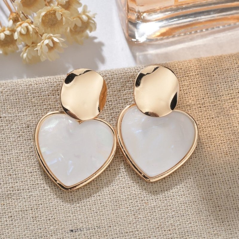 Retro Aimple Sequined Acrylic Earrings Foreign Trade Earrings-Jewearrings