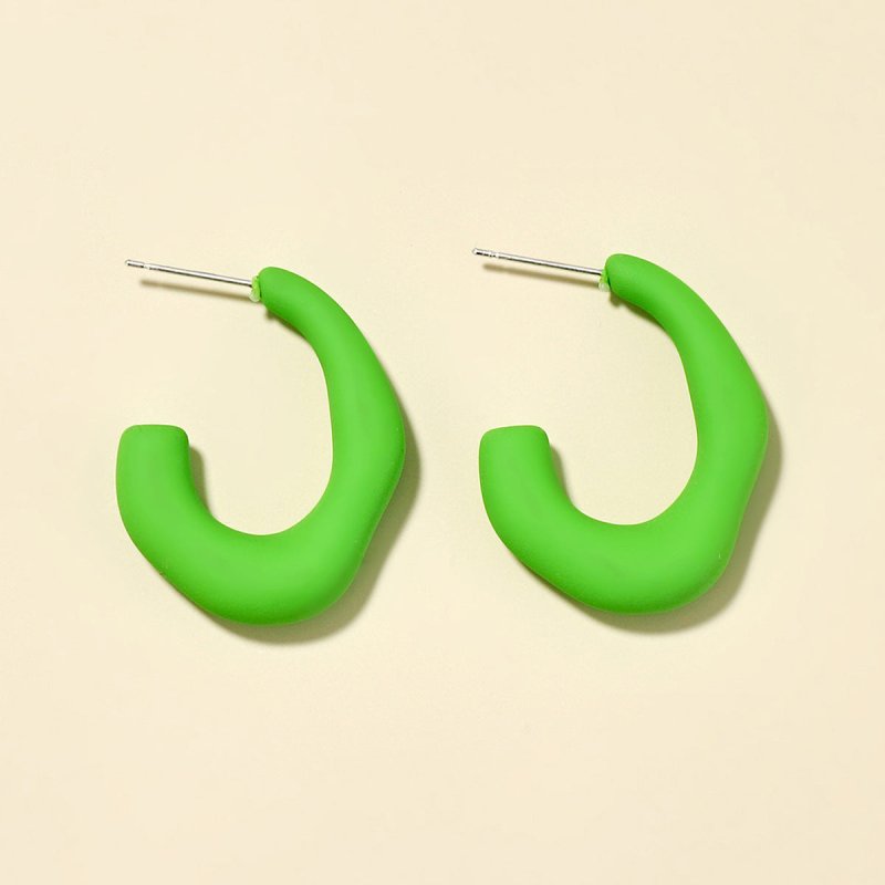 Retro Hong Kong Style Acrylic Acrylic Earrings Women New-Jewearrings