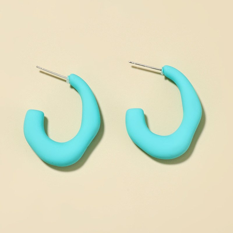 Retro Hong Kong Style Acrylic Acrylic Earrings Women New-Jewearrings