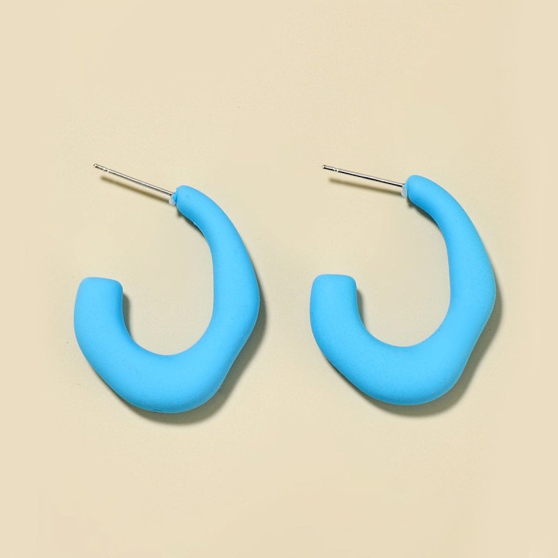 Retro Hong Kong Style Acrylic Acrylic Earrings Women New-Jewearrings