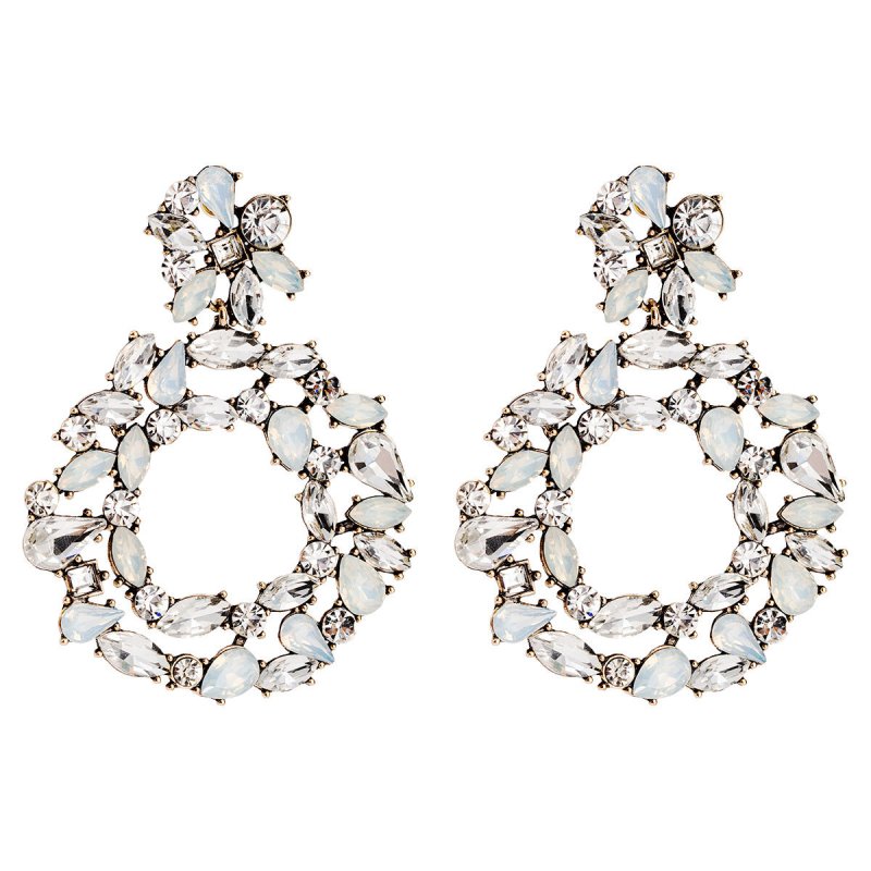 Ring-studded acrylic earrings-Jewearrings