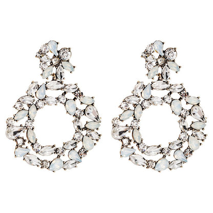 Ring-studded acrylic earrings-Jewearrings