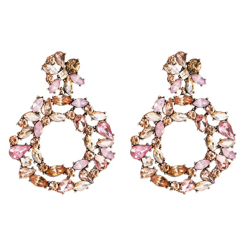 Ring-studded acrylic earrings-Jewearrings