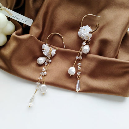 S925 Silver Needle Beautiful Long Earrings-Jewearrings