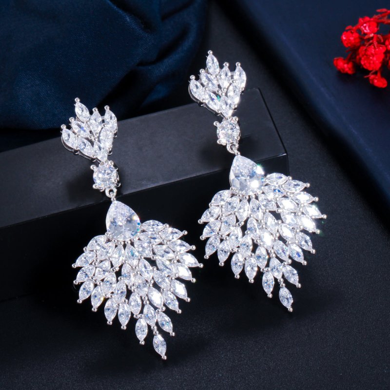 S925 Silver Needle European And American Style Jewelry Long Earrings-Jewearrings