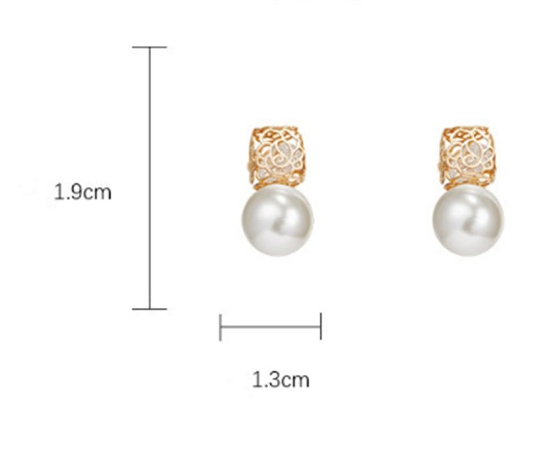 S925 Silver Needle High-quality Hollow Flower Stud Earrings-Jewearrings