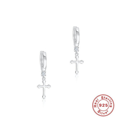 S925 Sterling Silver Diamond Earclip Earrings For Women-Jewearrings