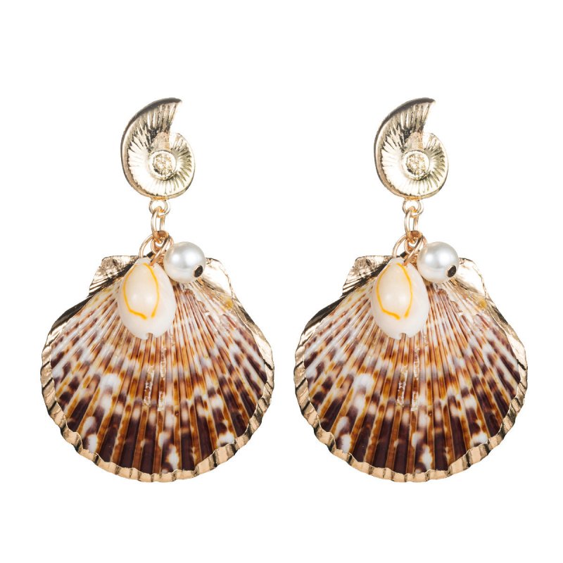 Shell earrings female fashion personalit-Jewearrings