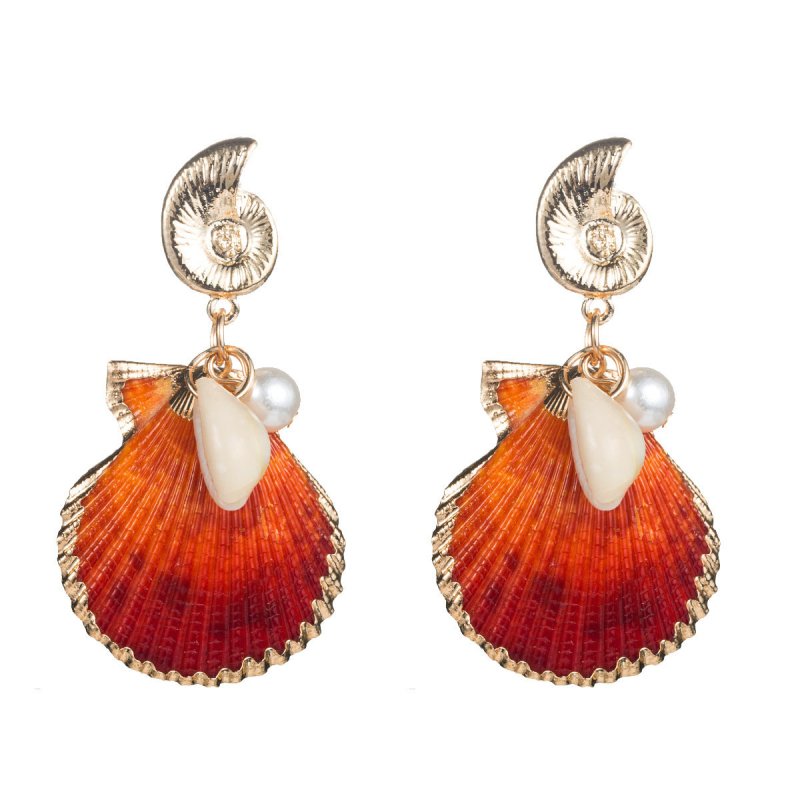 Shell earrings female fashion personalit-Jewearrings