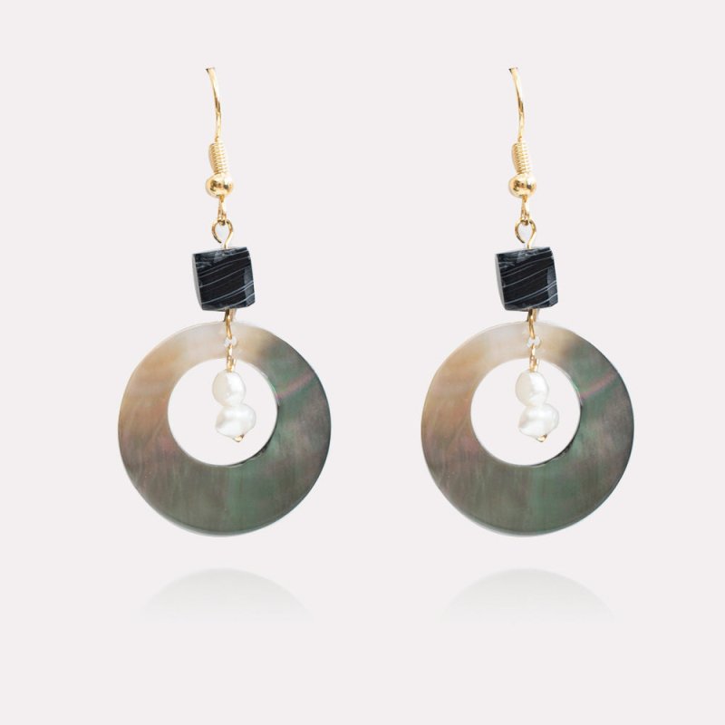 Shell Exaggerated High End Light Luxury Earrings-Jewearrings