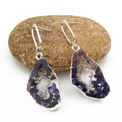 Shell hollow earrings-Jewearrings