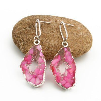 Shell hollow earrings-Jewearrings