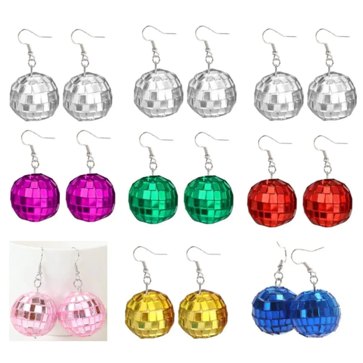 Shining Disco Ball Earrings.Vintage vibes meet modern style!-Jewearrings