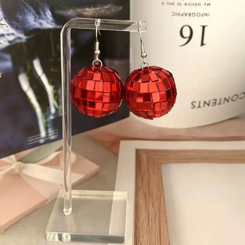 Shining Disco Ball Earrings.Vintage vibes meet modern style!-Jewearrings