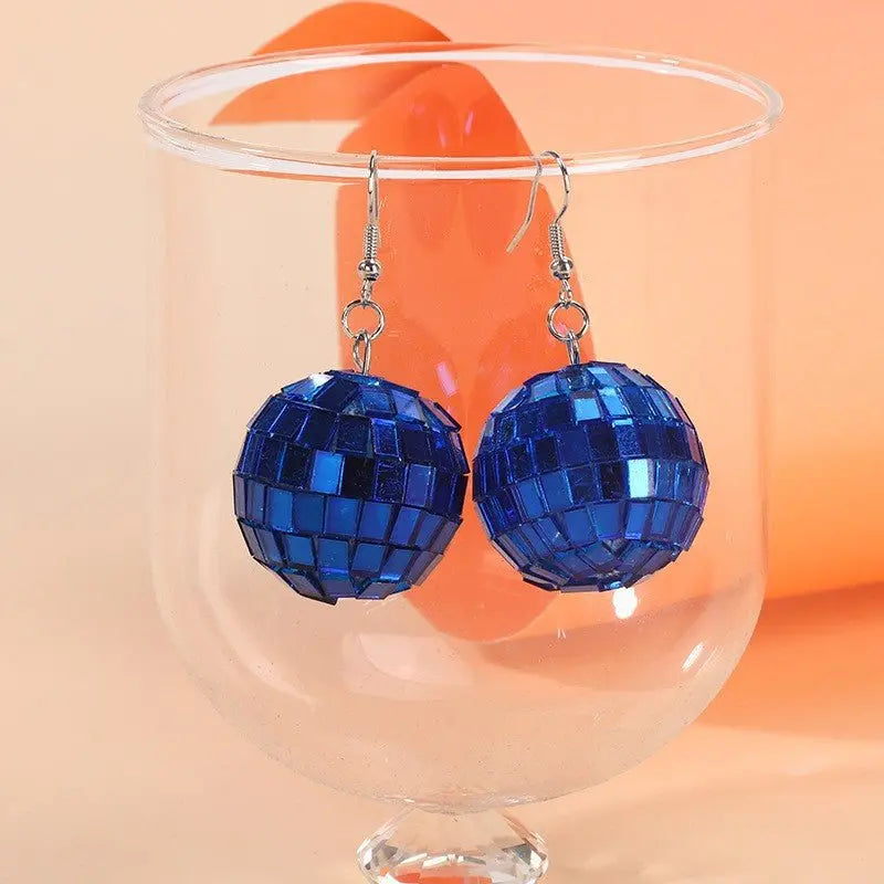 Shining Disco Ball Earrings.Vintage vibes meet modern style!-Jewearrings