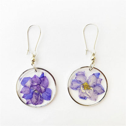 Simple Fashion Acrylic Dried Flower Earrings New-Jewearrings