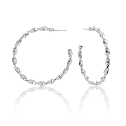 Simple Geometric Exaggerated Big Circle Earrings-Jewearrings