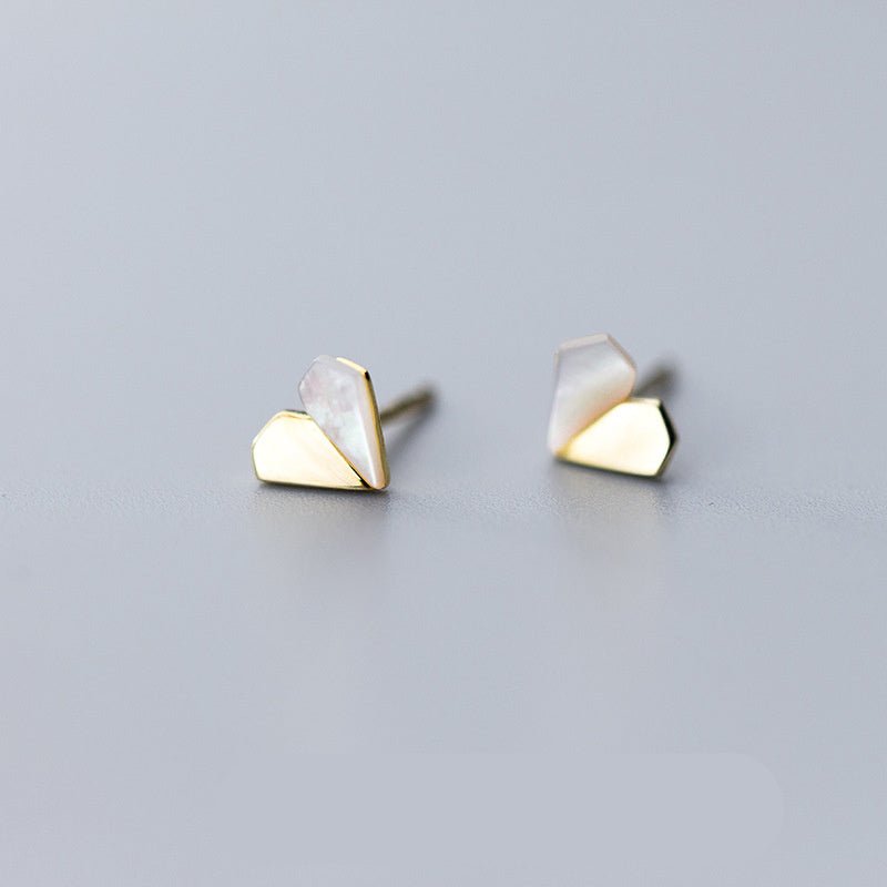 Simple Personality Shell Stud Earrings Women-Jewearrings