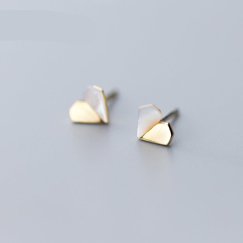 Simple Personality Shell Stud Earrings Women-Jewearrings