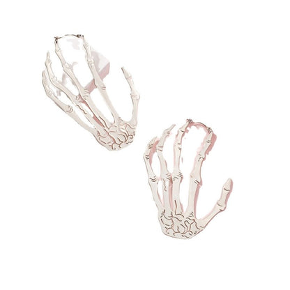 Skull Earrings Alloy Hand Claw-Jewearrings