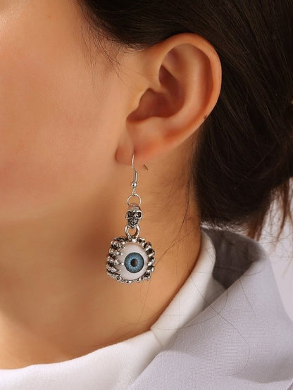 Skull Earrings European Personality Punk Style-Jewearrings