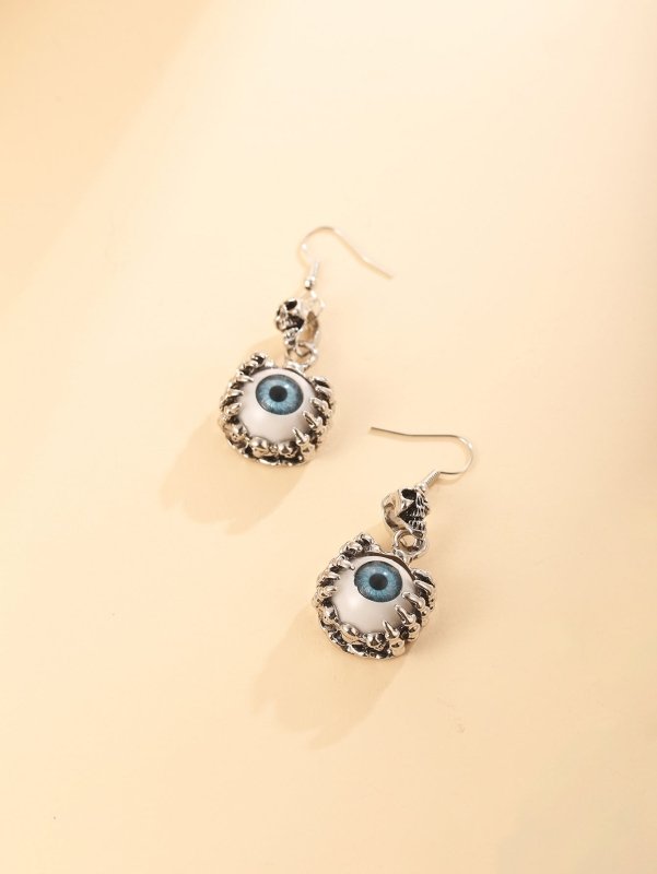 Skull Earrings European Personality Punk Style-Jewearrings