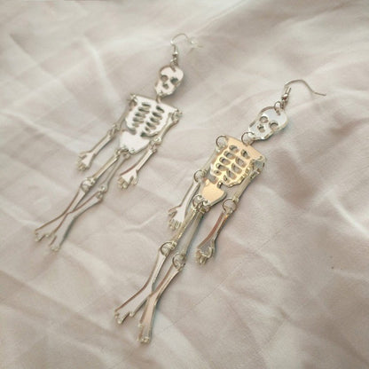 Skull Earrings Exaggerated-Jewearrings