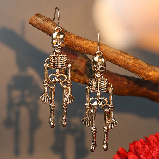 Skull Earrings Exaggerated Nightclub-Jewearrings