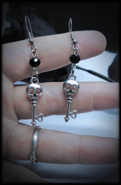 Skull Earrings Fashion Gothic Jewelry Gift-Jewearrings