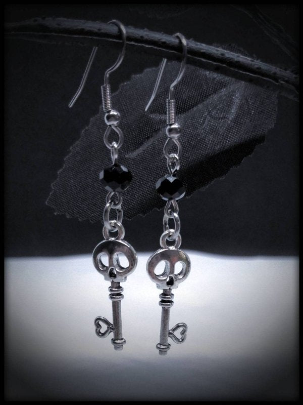 Skull Earrings Fashion Gothic Jewelry Gift-Jewearrings