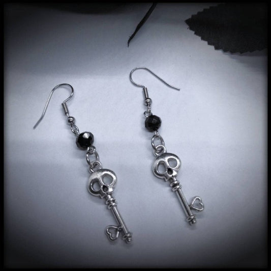 Skull Earrings Fashion Gothic Jewelry Gift-Jewearrings