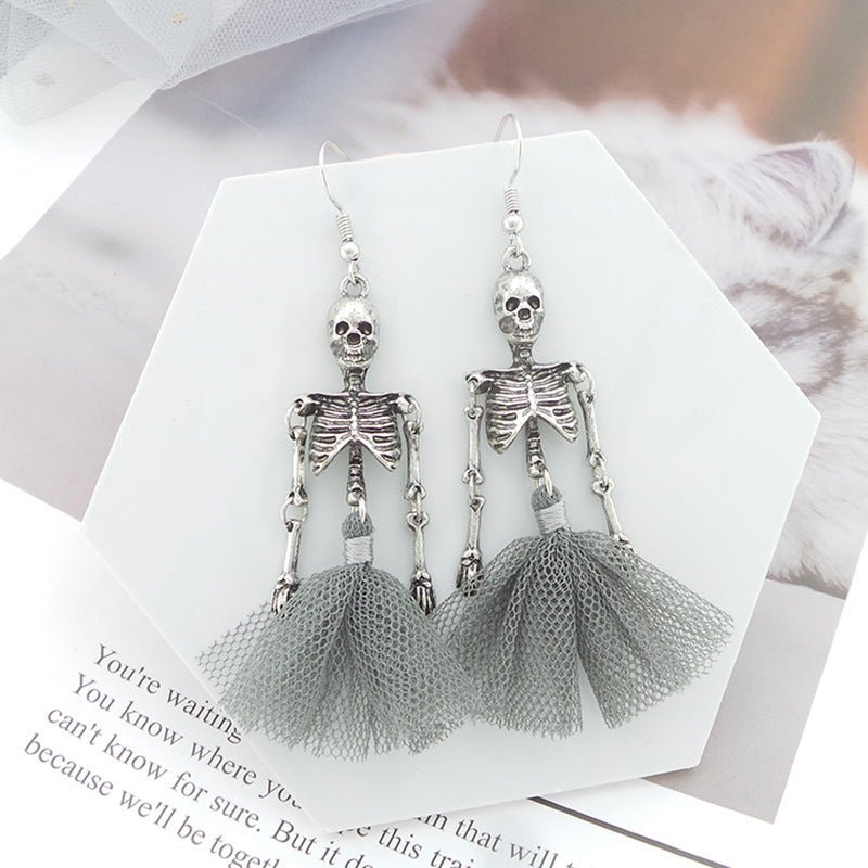 Skull Earrings Fashion Personality Human-Jewearrings